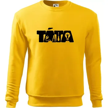 Pánská mikina Táta nápis - elektrikář - Mikina Essential pánská - 2XL ( Žlutá )