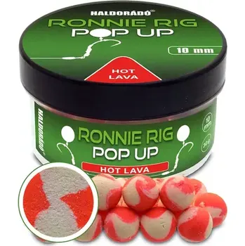 Boilies Haldorádó Pop-Up Ronnie Rig 30g 10mm Hot Lava (HD32653)