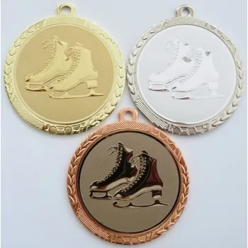 Krasobruslení medaile D113-160 Zde napište text na štítky a zadejte do košíku. Více informací POPIS v dolní části.