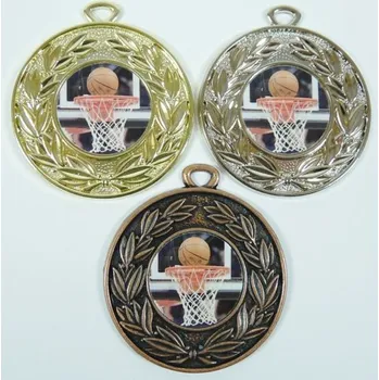 Košíková medaile D28A-L213 DO KOŠÍKU ZADEJTE SOUČET ŠTÍTKŮ !!! - Více informací viz. POPIS v dolní části.