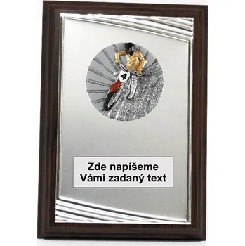 Motokros plaketa H122-G231.02-K016 Zde napište text na štítky a součet zadejte do košíku. Více informací viz.POPIS v dolní části.