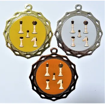 Šachy medaile DI7003-L250 Zde napište text na štítky a součet zadejte do košíku. Více informací viz.POPIS v dolní části.