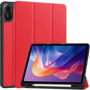 Pouzdro na tablet Cases chytré zavírací pouzdro na Xiaomi Redmi Pad 2 - červené