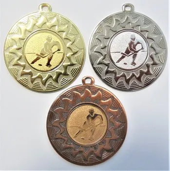 Hokej medaile ME.104-99 Zde napište text na štítky a součet zadejte do košíku. Více informací viz.POPIS v dolní části.