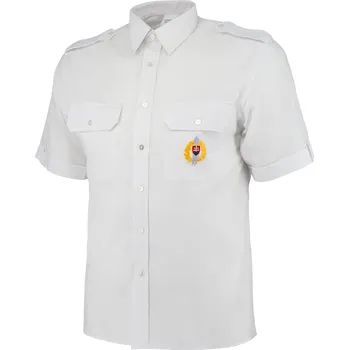 Pánská košile Armáda Slovenská Košile SK s krátkým rukávem slovenská BÍLÁ