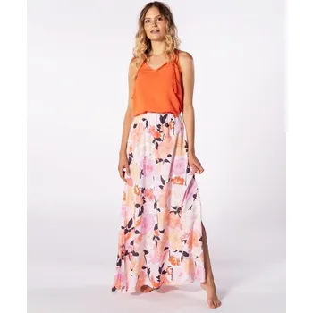 Dámské šaty RIP CURL šaty - Island Long Dress Lilac (108)