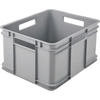 Úložný box box 28,0 l BRUNO ECO line, šedý, 43x35x24cm, plast