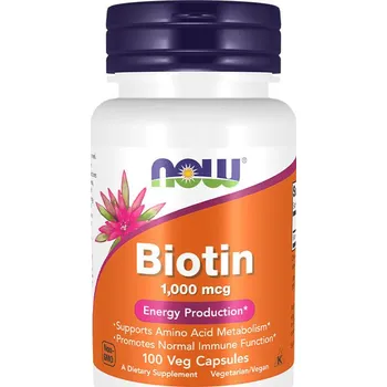 Now Foods Biotin 1000 mcg (100 Kapsla)