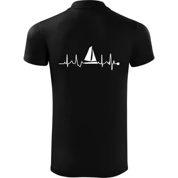 Pánská košile Plachtění EKG - Polokošile Victory sportovní (dresovina) - 3XL ( Černá )