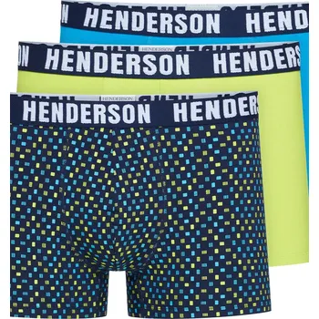 Boxerky PÁNSKÉ BOXERKY JET 3PAK 42255 AW24 CELADONOVÝ GRANÁT L