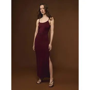 Dámská móda Maxi šaty - XL - House - mahagon - 072ED-93X