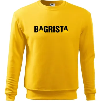 Pánská mikina Bagrista nápis - Mikina Essential pánská - 2XL ( Žlutá )