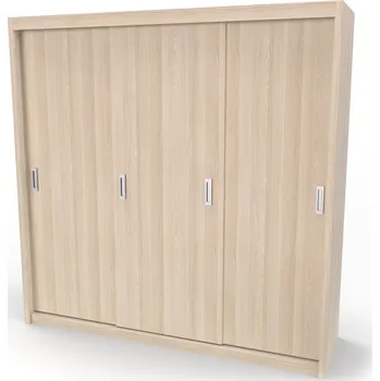 Šatní skříň NÁBYTEK MIKULÍK s.r.o. MIA XXL - šatní skříň, 210 až 270 x 60x210cm Šířka: 270cm, Dekor: olše Šířka: 210, Výška: 210, Dekor: akácie světlá