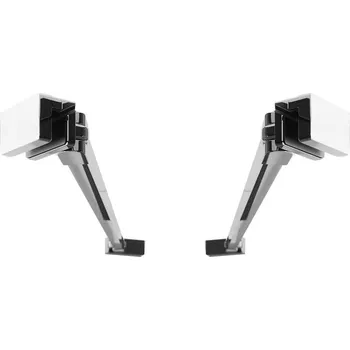 Smart20 Fantome Sada vzpěr k pevné stěně pro U kabinu, stříbrná pololesklá (2 ks), C26001.069