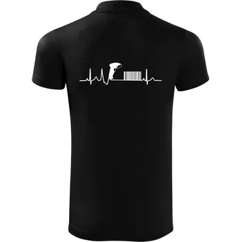 Pánská košile EKG prodavačka - Polokošile Victory sportovní (dresovina) - S ( Černá )