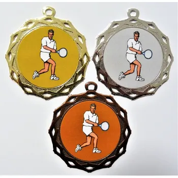 Tenis muž medaile DI7003-L279 Zde napište text na štítky a součet zadejte do košíku. Více informací viz.POPIS v dolní části.