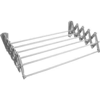 Sušák na prádlo Sušák na prádlo ABJ, nástěnný, skládací, stříbrný, 60 cm