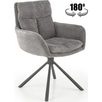 Jídelní židle Slevadoma Jídelní židle otočná VMK495 šedá