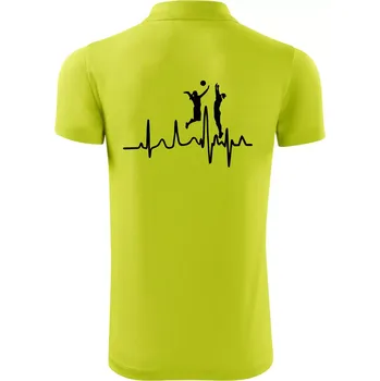 Pánská košile EKG volejbalistky - Polokošile Victory sportovní (dresovina) - XL ( Limetková )