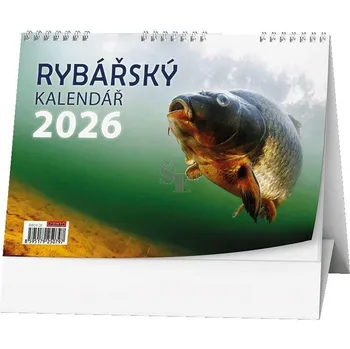 Kalendář Baloušek Tisk Stolní kalendář Rybářský 2026