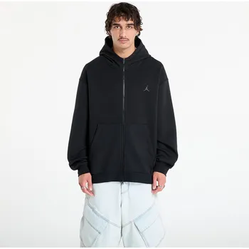 Pánská mikina Mikina Jordan Sport Hoop Fleece Men's Dri-FIT Full-Zip Hoodie Black/ Dark Shadow XS