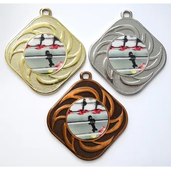 Stoní fotbálek medaile DI5010-L164 Zde napište text na štítky a součet zadejte do košíku. Více informací viz.POPIS v dolní části.