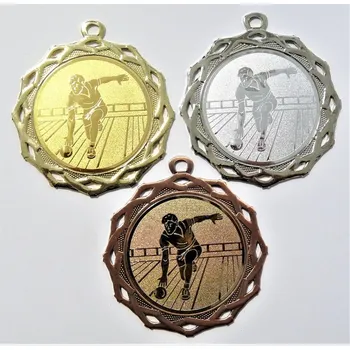 Bowling medaile DI7003-155 Zde napište text na štítky a součet zadejte do košíku. Více informací viz.POPIS v dolní části.