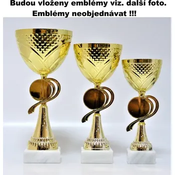 Žaludské eso poháry X15-L244 - Emblém viz.další foto v ceně Zde napište text na štítky a součet zadejte do košíku. Více informací viz.POPIS v dolní části.