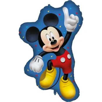 Fóliový balonek Mickey Mouse – tvar Mickey, 97 x 60 cm