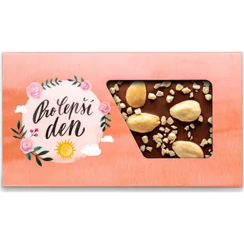 Čokoláda Choklid Pro lepší den | 55% čokoláda s mandlemi