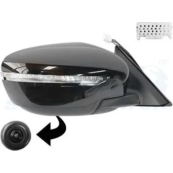 Autodíl Vnější zpětné zrcátko VAN WEZEL 3372828