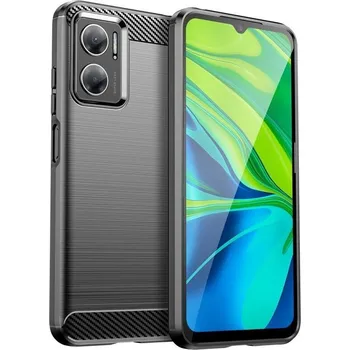 Pouzdro na mobilní telefon Fiber odolný gelový obal na mobil Xiaomi Redmi 10 5G - černý