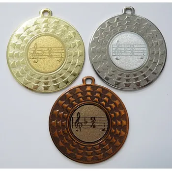 Hudba medaile ME.107-47 Zde napište text na štítky a součet zadejte do košíku. Více informací viz.POPIS v dolní části.