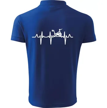 Pánská košile EKG rotoped - Polokošile pánská Pique Polo 203 - 5XL ( Královská modrá )