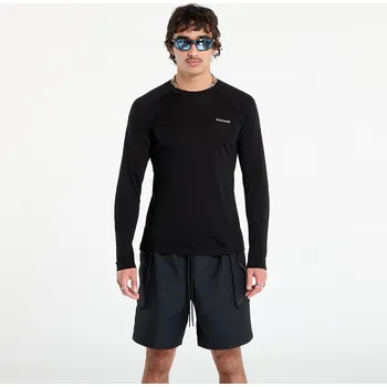 Pánské tričko Tričko NNormal Men's Merino Long Sleeve T-shirt Black XL