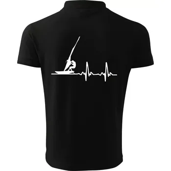 Pánská košile EKG Windsurfing - Polokošile pánská Pique Polo 203 - S ( Černá )