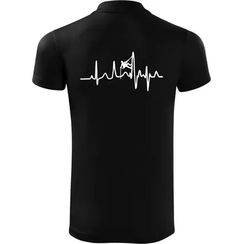 Pánská košile EKG horolezec - Polokošile Victory sportovní (dresovina) - 2XL ( Černá )