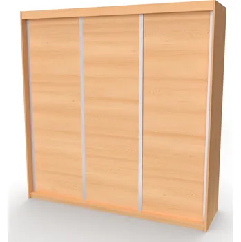 Šatní skříň NÁBYTEK MIKULÍK s.r.o. MAXIM 3 - šatní skříň, 210 až 270 x 61x214cm Šířka: 270cm, Dekor: dub grande Šířka: 210cm, Dekor: buk