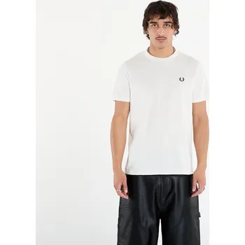 Pánské tričko Tričko FRED PERRY Crew Neck T-Shirt Snow White S