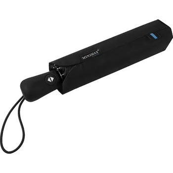 Deštník miniMAX® Pánský skládací deštník RIPON ECO černý