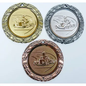 Motokáry medaile D8D-81 DO KOŠÍKU ZADEJTE SOUČET ŠTÍTKŮ !!! - Více informací viz. POPIS v dolní části.