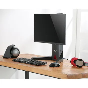 Držák monitoru Stojan na monitor, volně stojící, protizávaží, hra NanoRS RS110 17-32 "8 kg VESA 75x75 a 100x100, 2xUSB 3.0, konektor pro sluchátka a mikrofon