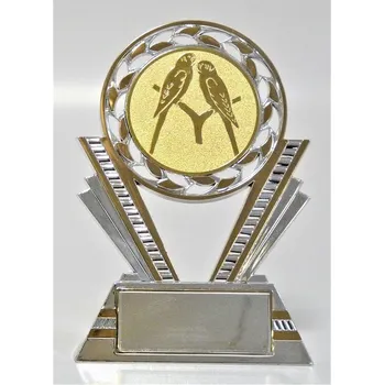 Papoušci plaketa Q130S-103 Zde napište text na štítky a součet zadejte do košíku. Více informací viz.POPIS v dolní části.