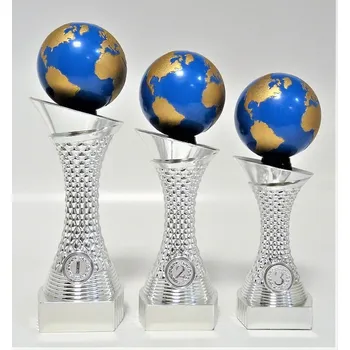 Zeměkoule trofeje X55-P501-MULTI Zde napište text na štítky a součet zadejte do košíku. Více informací viz.POPIS v dolní části.