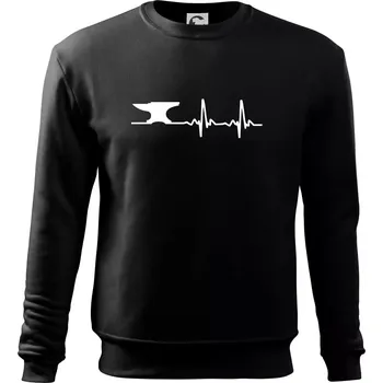 Pánská mikina EKG kovář - Mikina Essential pánská - 2XL ( Černá )