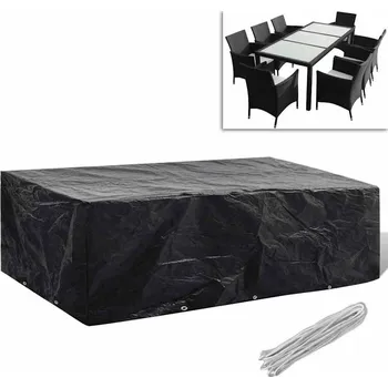 Krycí plachta vidaXL Plachta na zahradní nábytek s 8 očky 300 x 140 x 90 cm [41642]