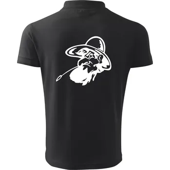 Pánská košile Zapšklý farmář - Polokošile pánská Pique Polo 203 - 3XL ( Dřevěné uhlí )