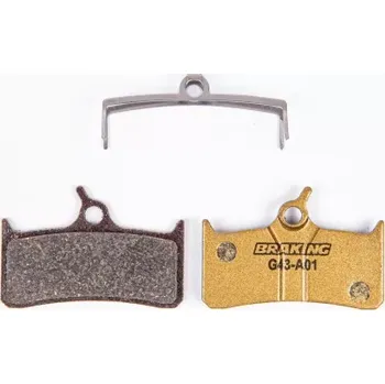 Brzdová destička brzdové destičky pro systémy HOPE, BRAKING (směs Carbo Metalic) 2 ks v balení