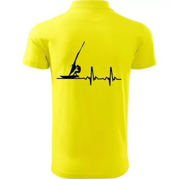 Pánská košile EKG Windsurfing - Polokošile pánská Pique Polo 203 - 4XL ( Citrónová )