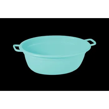 Dóza na potraviny škopek 25l ovál, voda modrá, 55x43x21cm,plast